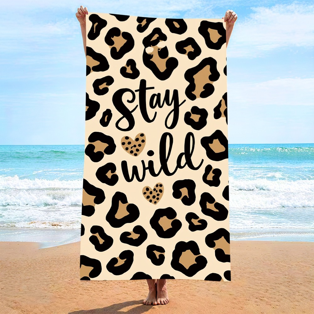 Leopard Print Printing Quick-d – Camp Towel Microfiber Bewertung und Preis