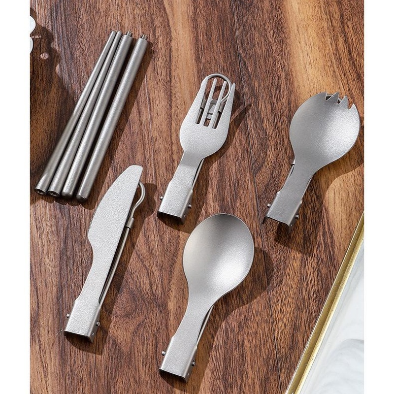 Titanium Foldable Utensil Set  – Outdoor Camping Uk Bewertung und Preis