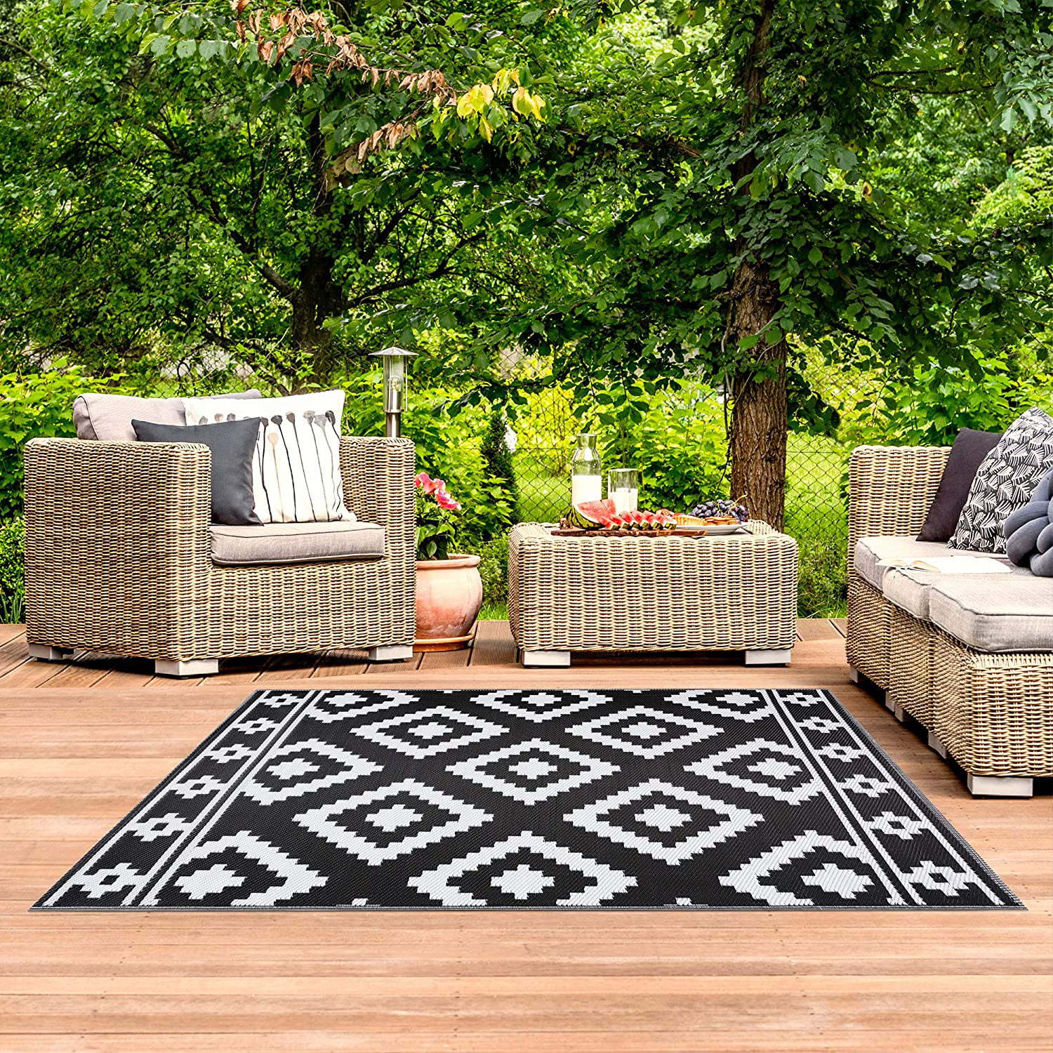 VIKAMA Outdoor Rugs for Garden – Outdoor Camping Decke Bewertung und Preis