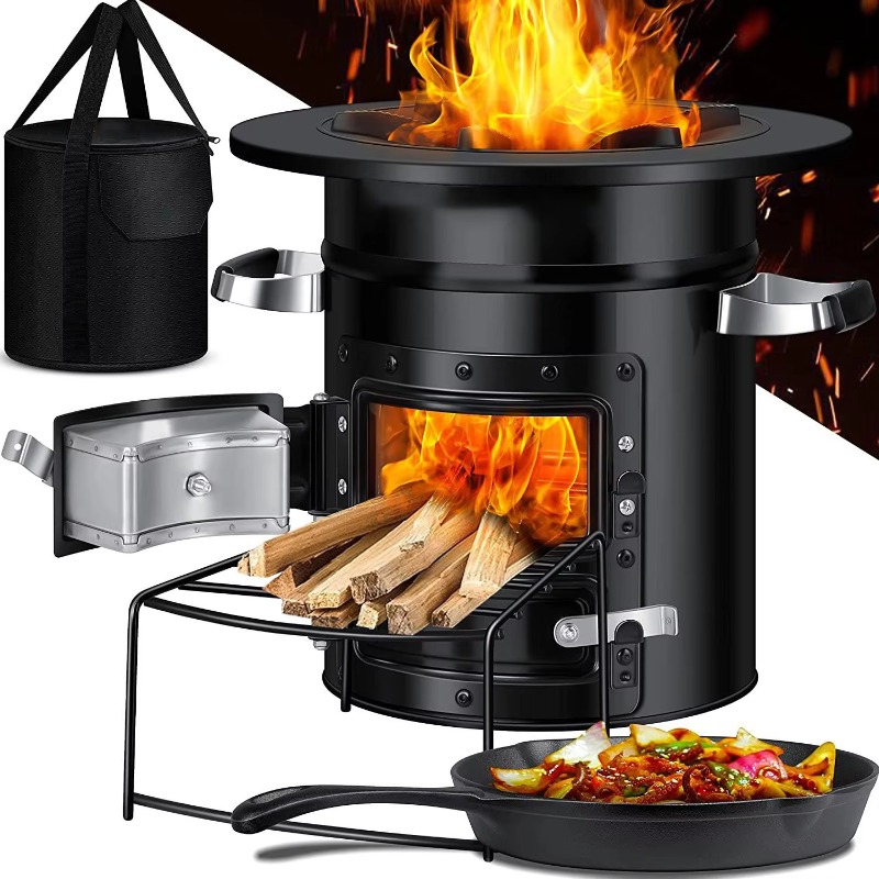 【Popular】Two Doors Firewood Bu – Outdoor Camping Stove Bewertung und Preis
