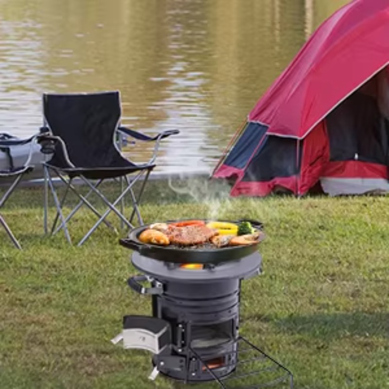 【Popular】Two Doors Firewood Bu – Outdoor Camping Stove Bewertung und Preis