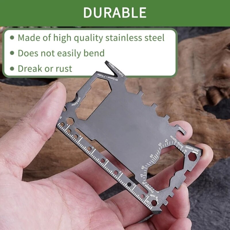 Multi Tool 46 in 1 Credit Card – Outdoor Camping Essential Gear Bewertung und Preis