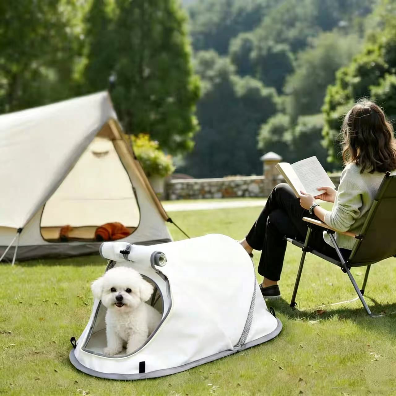 Foldable Pet Tent Portable Dog – Outdoor Camping Dog Kennel Bewertung und Preis