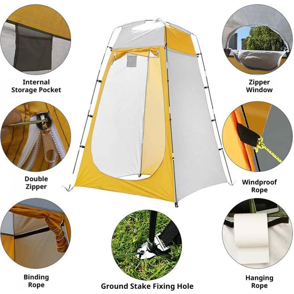 Portable Shower Tent Double La – Outdoor Camping Toilet Tent Bewertung und Preis
