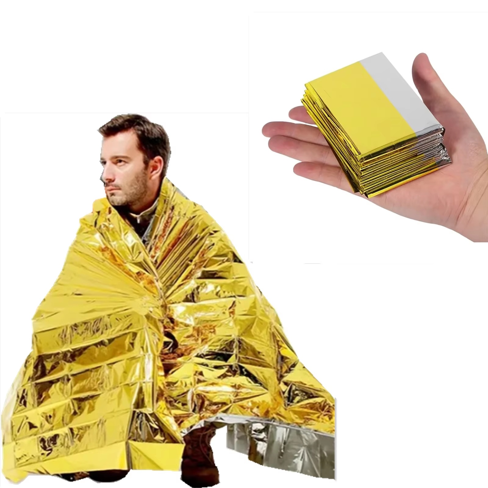 15-1Pcs Emergency Thermal Blan – Outdoor Camping Mat Waterproof Bewertung und Preis