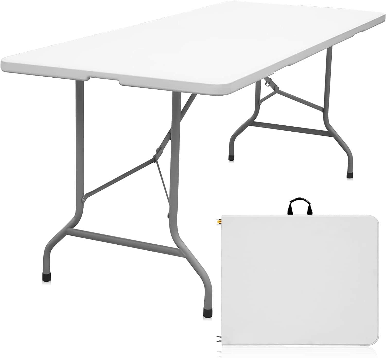 Folding Table 6ft Portable Hea – Outdoor Camping Table Foldable Bewertung und Preis