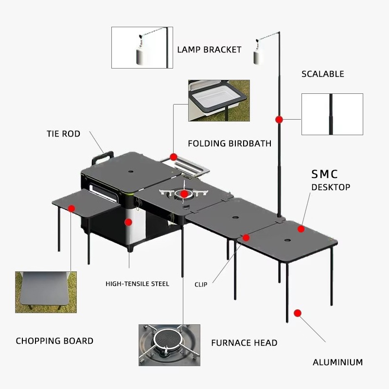 High Quality Outdoor Portable  – Outdoor Camping Table Foldable Bewertung und Preis