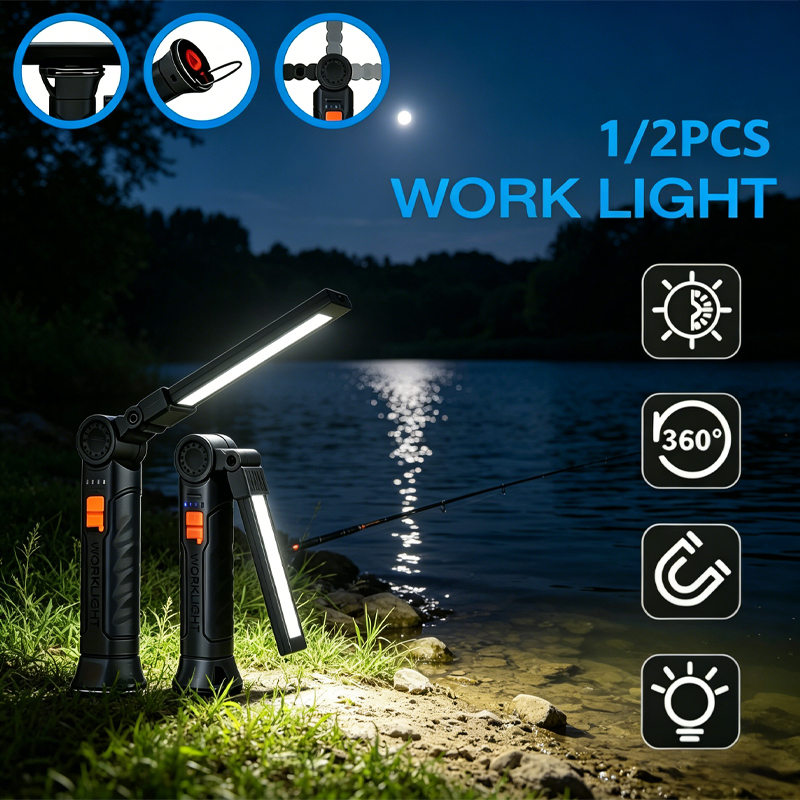 COB LED Folding Flashlight Por – Camping Lantern Bewertung und Preis
