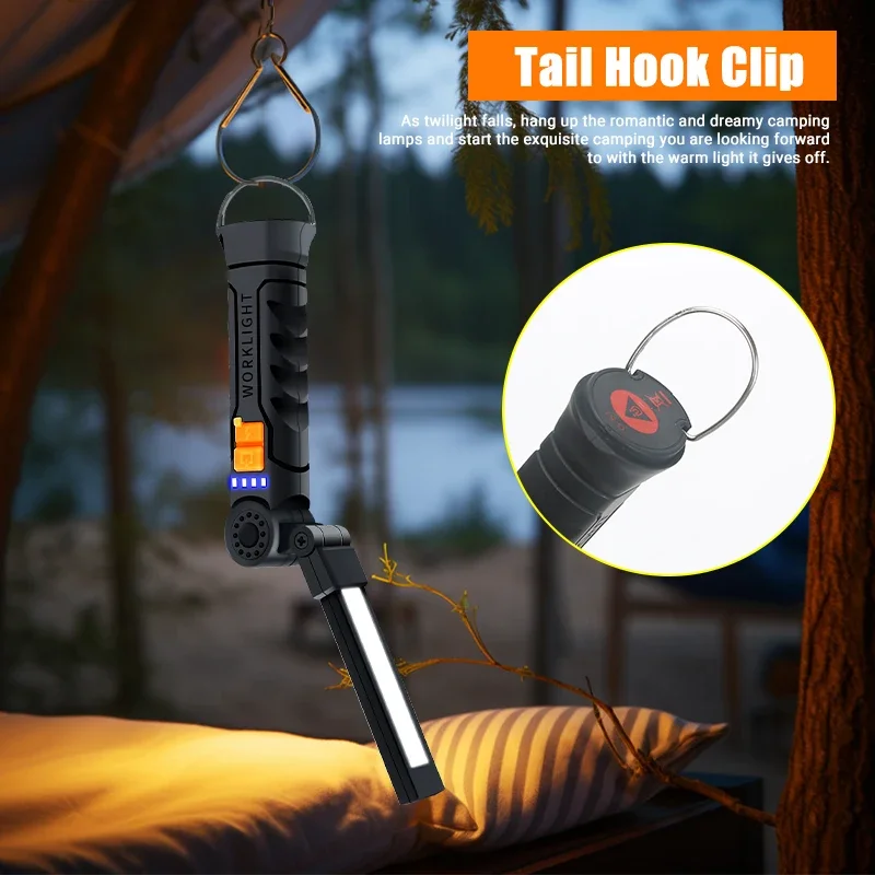 Portable COB LED Flashlight Re – Camping Lantern Bewertung und Preis