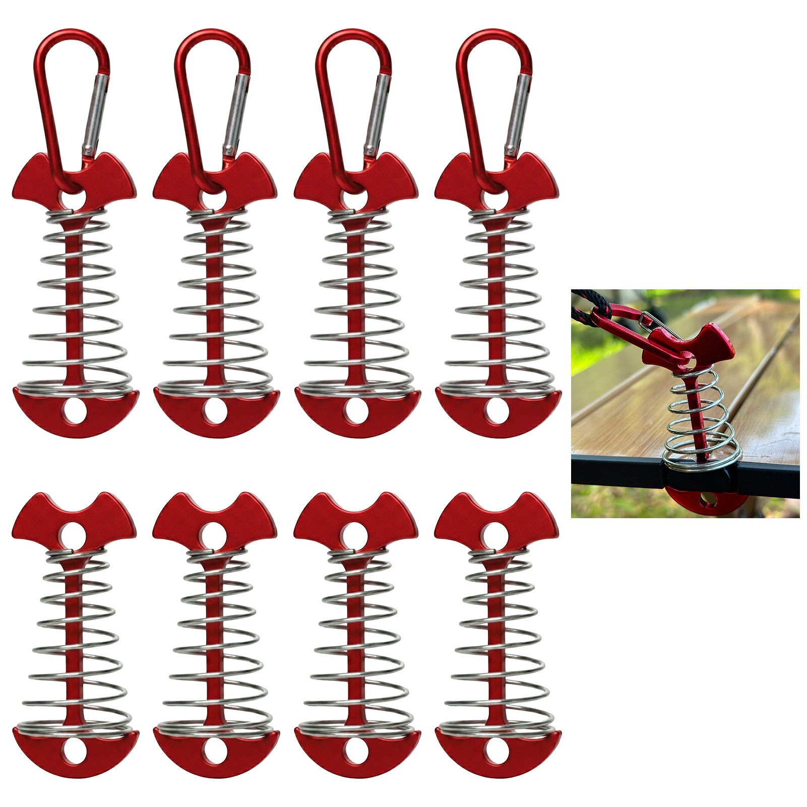 8pcs Adjustable Plank Floor Sp – Outdoor Camping Decke Bewertung und Preis