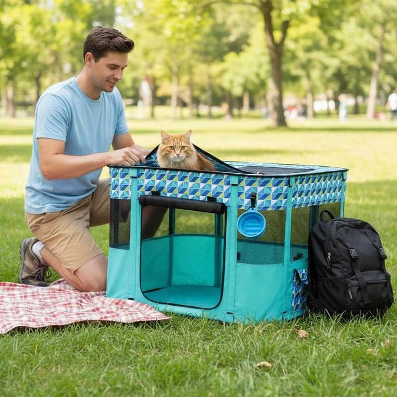 Portable Animal Enclosure 32'' – Outdoor Camping Dog Kennel Bewertung und Preis