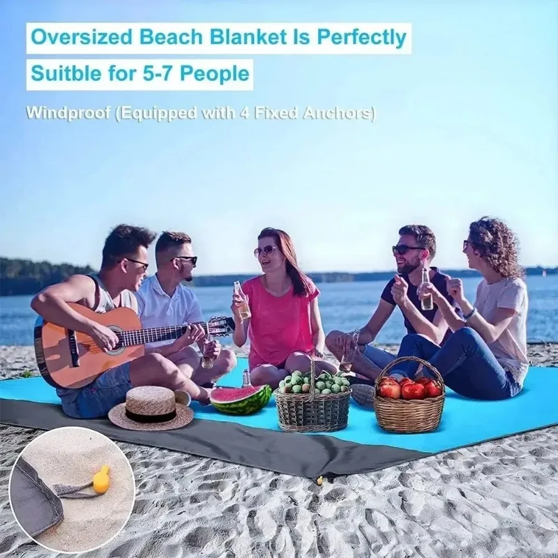 200*210cm Sandproof Beach Blan – Outdoor Camping Rug Bewertung und Preis