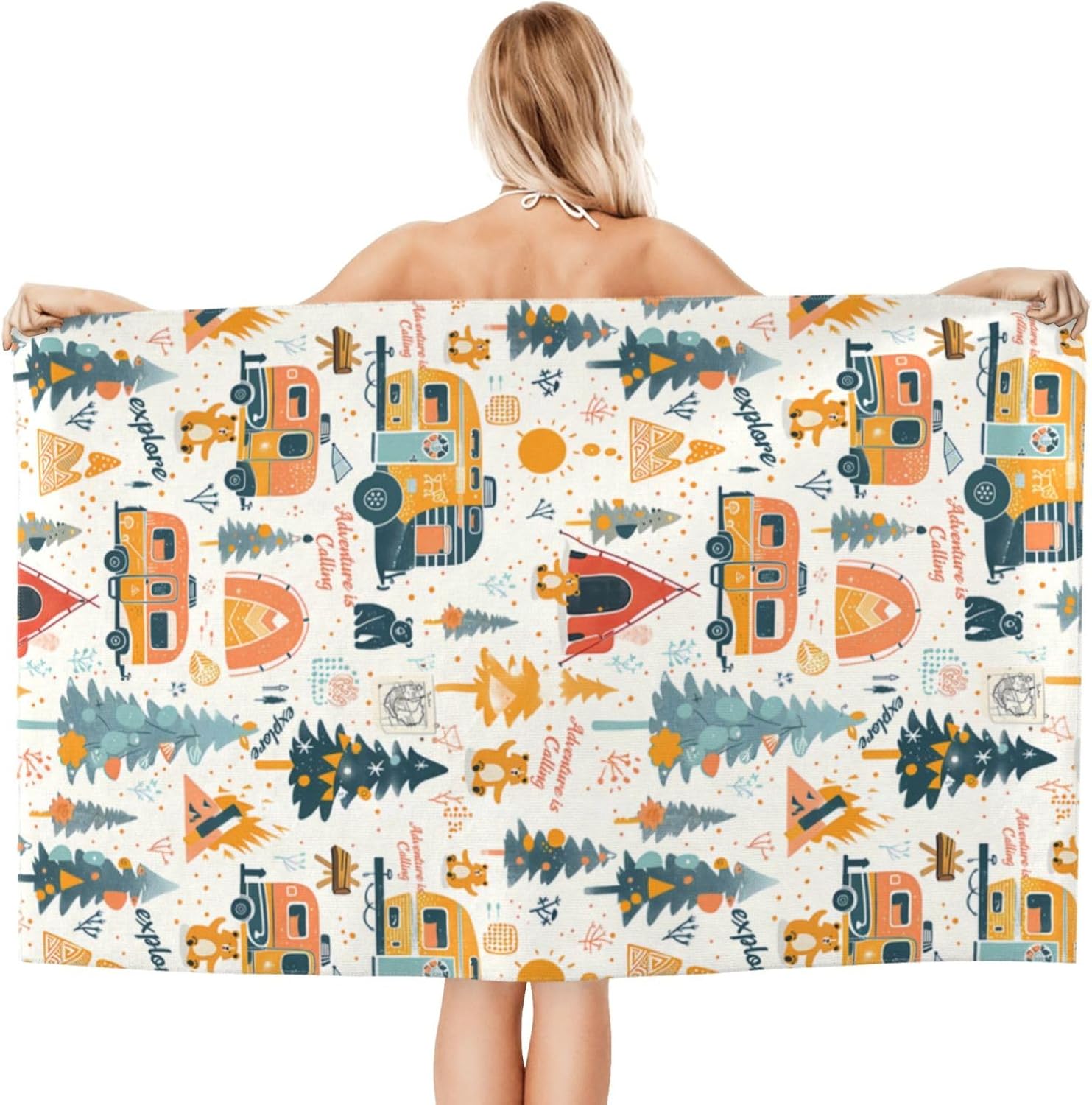 Camping Adventure Beach Towel  – Camp Towel Microfiber Bewertung und Preis