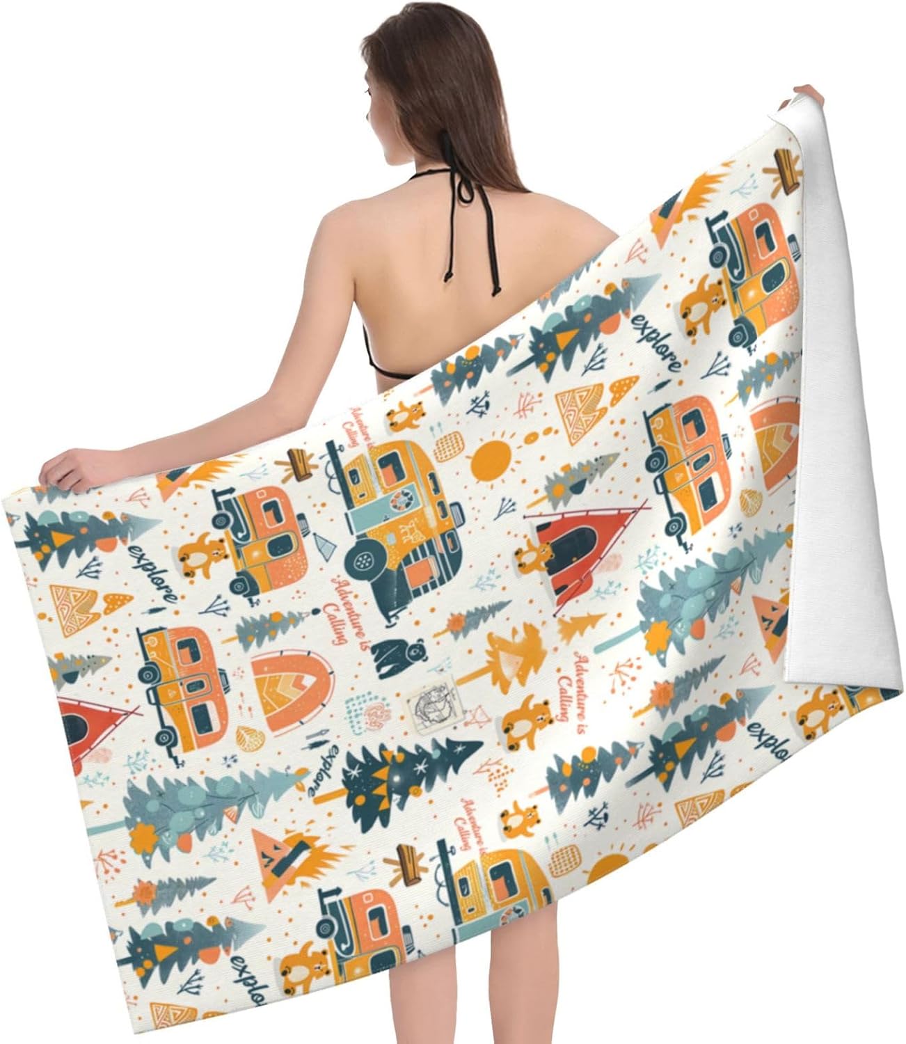 Camping Adventure Beach Towel  – Camp Towel Microfiber Bewertung und Preis
